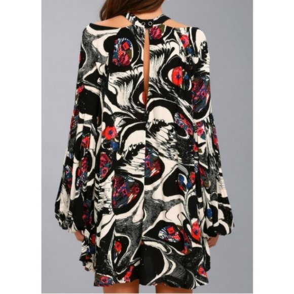 Free People Drift Away Boho Dress/Tunic XS/S - Picture 2 of 6